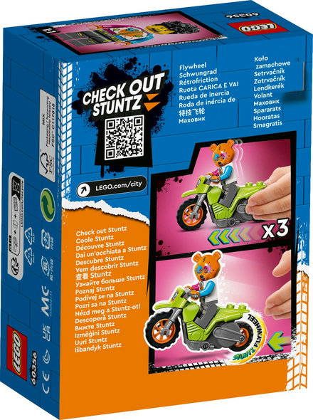 Lego City Stuntz Bear Stunt Bike_4