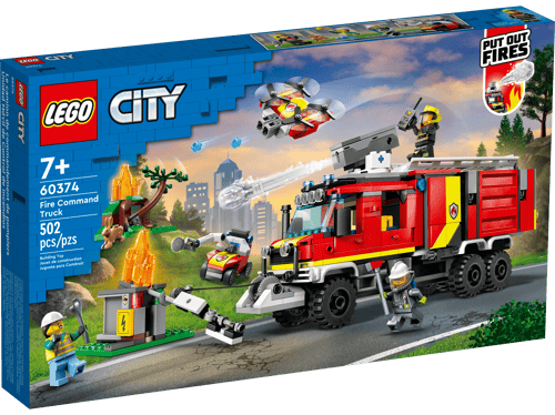 LEGO City - Brandvæsnets Kommandovogn (60374) - picture