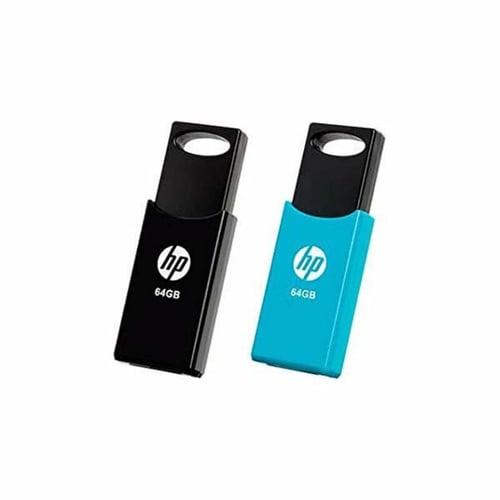 USB stick HP 212 USB 2.0 Blå/Sort (2 uds), 64 GB_1