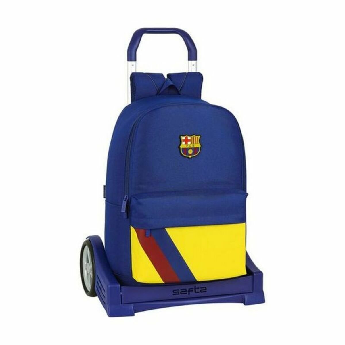 School Rucksack with Wheels Evolution F.C. Barcelona_0