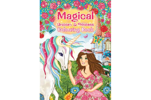 Malebog A4 Magical Unicorn & Princess 16 sider_1