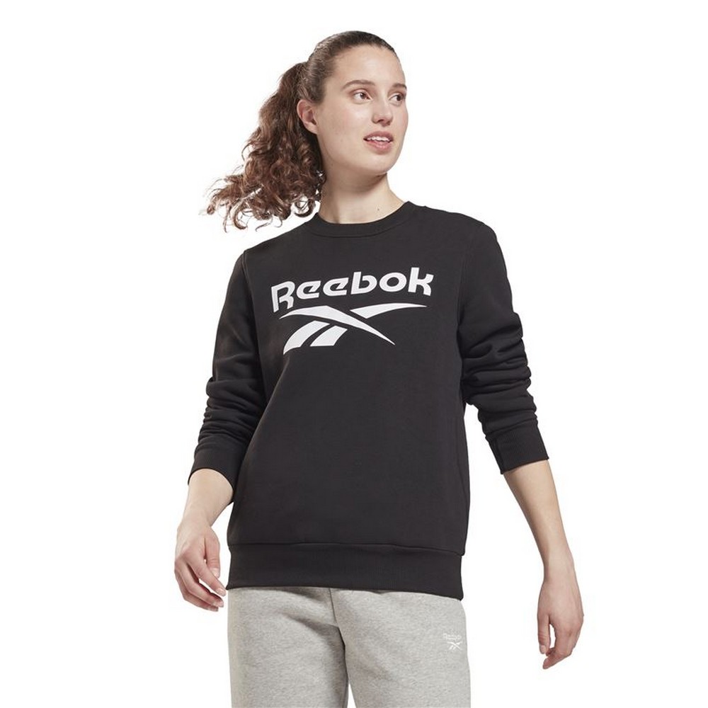 Women’s Sweatshirt without Hood Reebok Identity Logo W Black_5