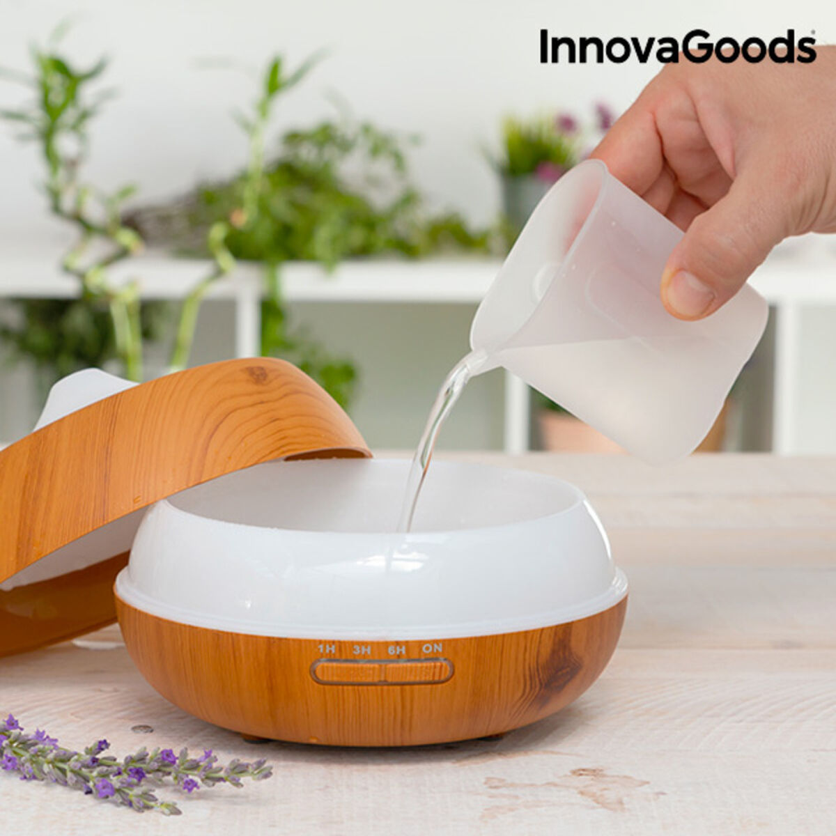 InnovaGoods Wooden-Effect Aromatherapy Humidifier_13