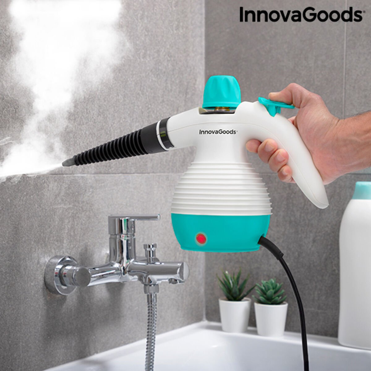 Multi-purpose, 9-in-1 Hand-held Steamer with Accessories Steany InnovaGoods 0,35 L 3 Bar 1000W_0