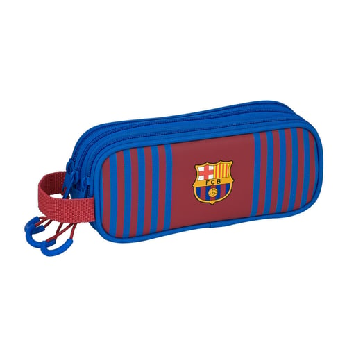 Tredobbelt bæretaske F.C. Barcelona Rødbrun Marineblå_0