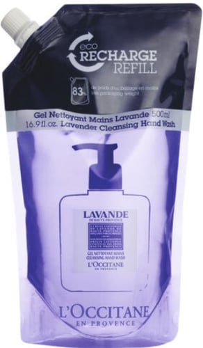 L' Occitane Cleansing Hand Wash - Lavender Refill 500ml _0
