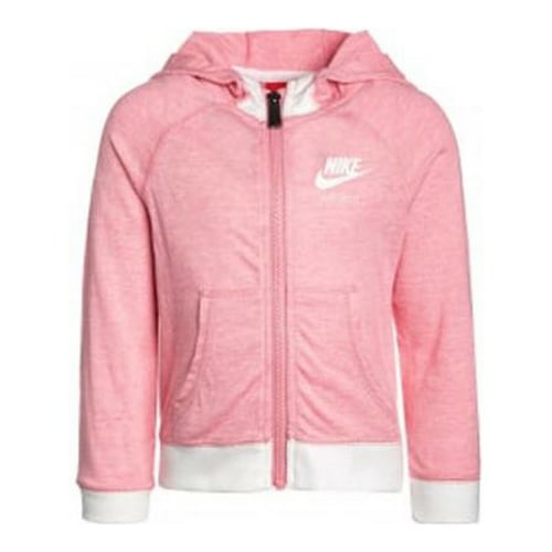 Sweatshirt med hætte til piger Nike 842-A4E 842-A4E Pink_1