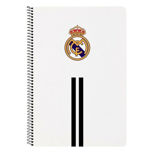 Ringbog Real Madrid C.F. Hvid Sort A4_1