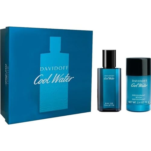 Davidoff - Cool Water Man EDT 40 ml + Deo Stick 75 ml - Gavesæt_0