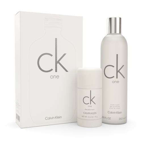 Calvin Klein - CK One Deo Stick 75 ml + Body Wash 250 ml - Gavesæt - picture