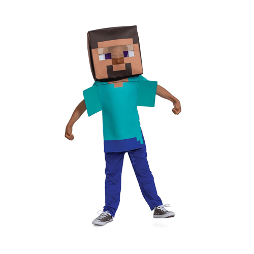 Disguise - Fleksibel Minecraft Kostume - Steve (116 cm)_0