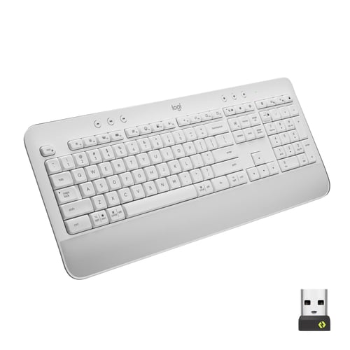 Logitech - Signature K650 Keyboard ( Nordic ) - Off White_0