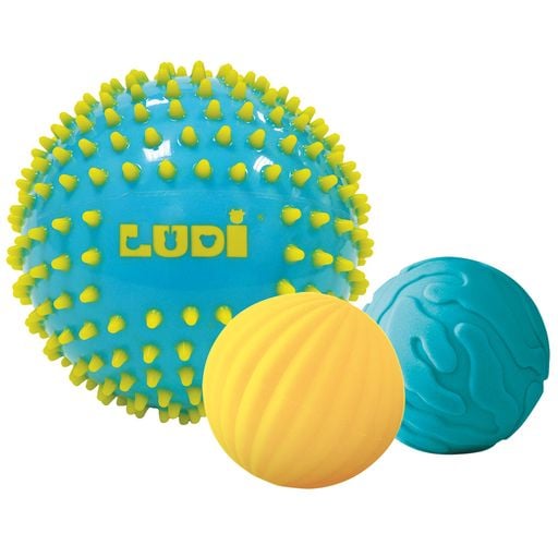 Ludi - Sensory ball set - Blue (LU30021)_0