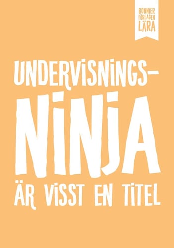 Anteckningsbok: Undervisningsninja är visst en titel (randig)_1