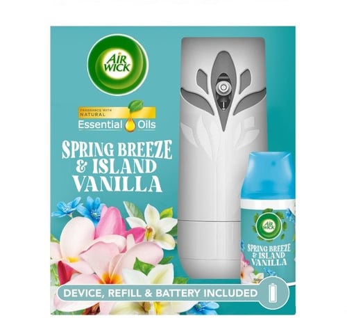 Air Wick Freshmatic Luftfrisker + Refill Spring Breeze & Vanilla 250 ml_0