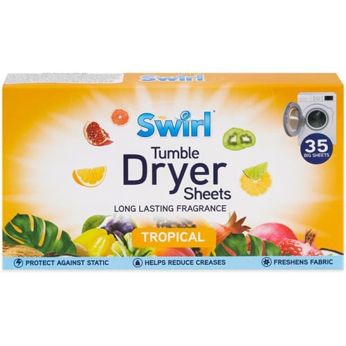Swirl Dryer Sheets Tropical 35 stk                         _0