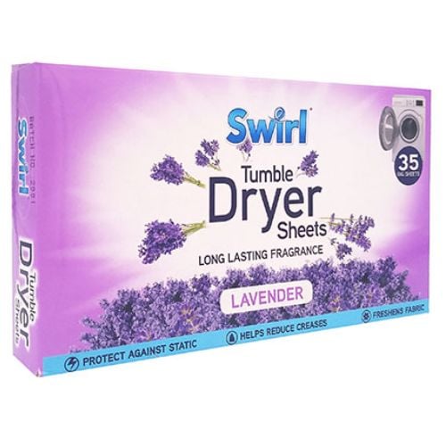 Swirl Dryer Sheets Lavender 35 stk                         _0