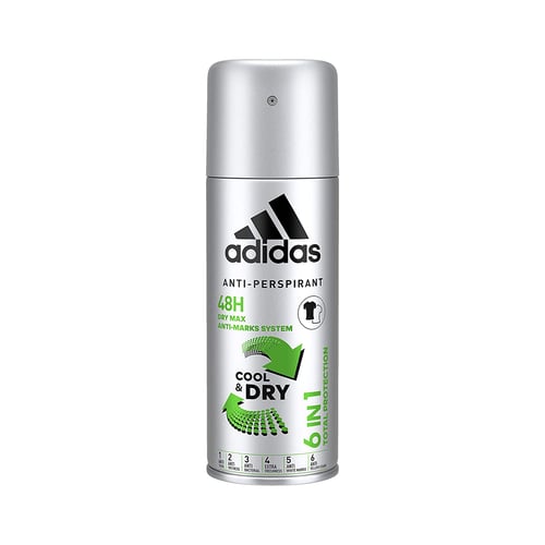 Adidas Deodorant Spray Til Mænd Cool & Dry 6 I 1 150 ml _0