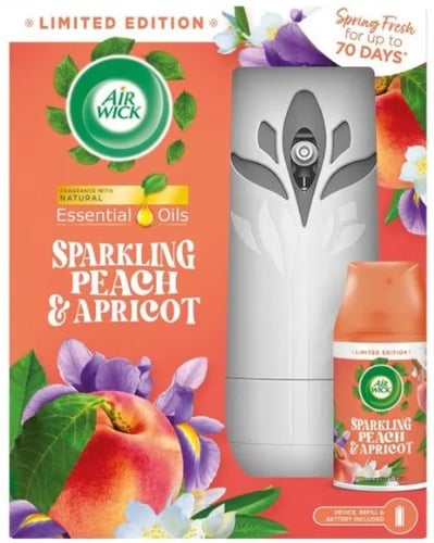 Air Wick Freshmatic Luftfrisker + Refill Spark Peach & Apricot 250 ml_0