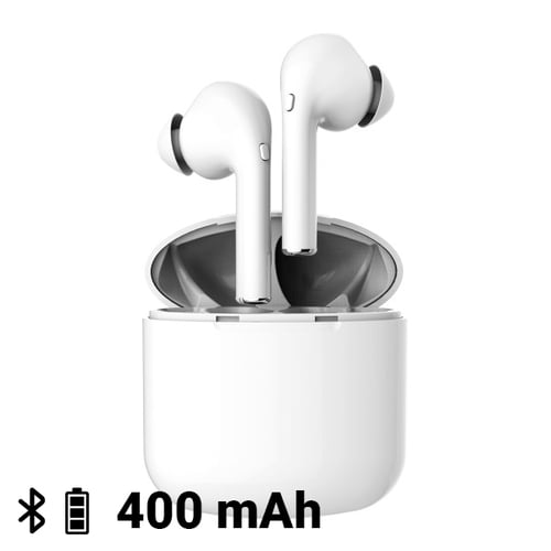 Bluetooth headset med mikrofon KSIX True Buds 60-400 mAh Hvid - picture