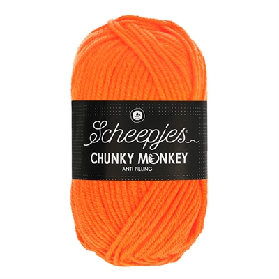 Scheepjes Chunky Monkey 1256 Neon Orange_0