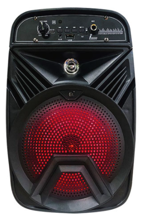 United SPK2101 Bluetooth Speaker w/LED Light. Size 36 x 24 x 20cm  - picture