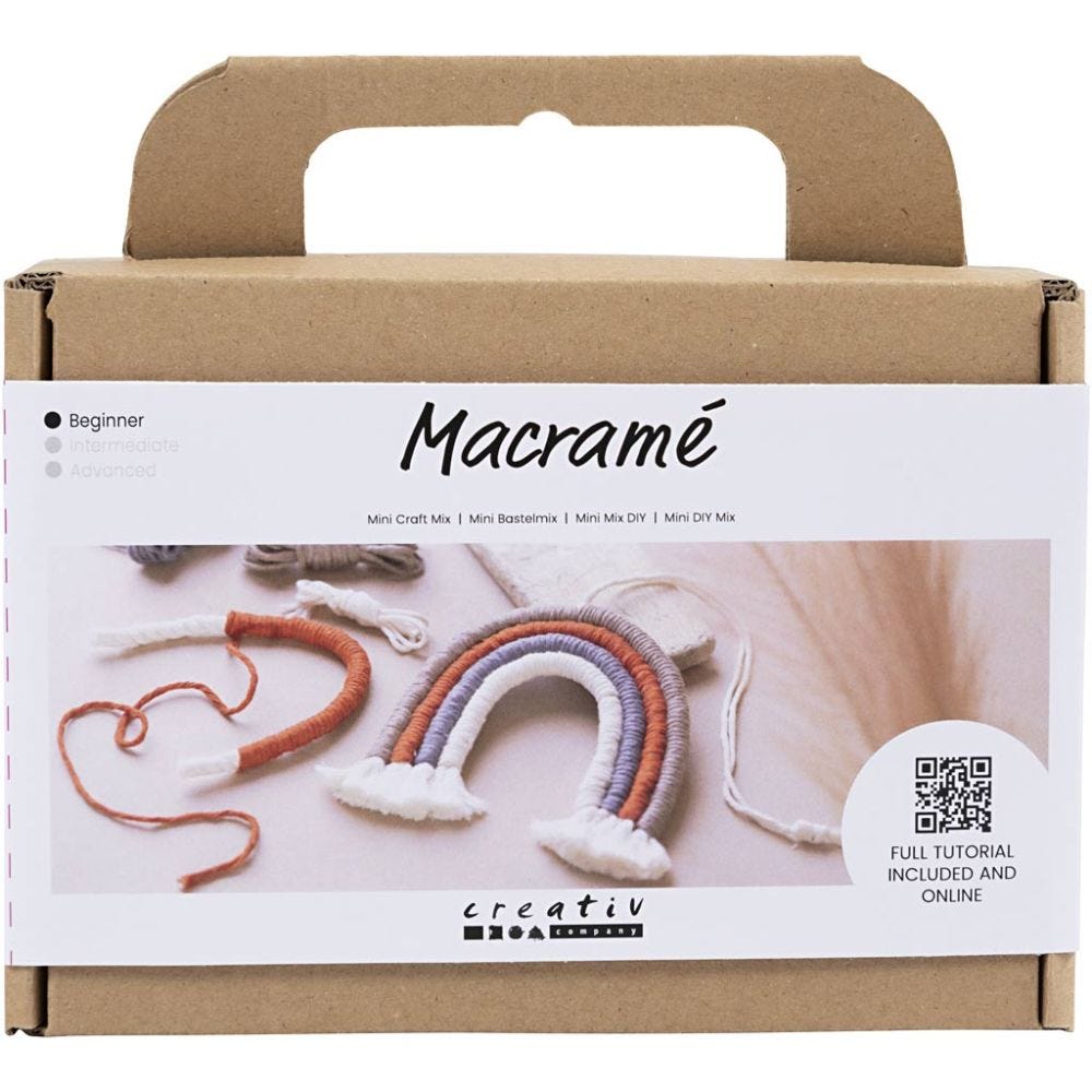 DIY Kit - Macramé - Rainbow (977553)_0