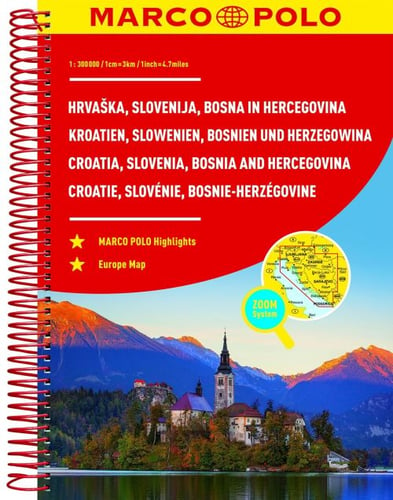 Marco Polo Atlas Slovenia, Croatia, Bosnia and Hercegovina - picture