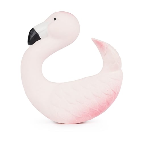 Oli & Carol - Armbånd i naturgummi - Flamingoen Sky - picture