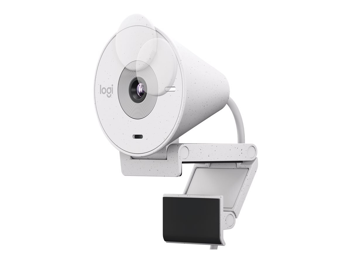 Logitech - Brio 300 Full HD webcam, Off-white_0