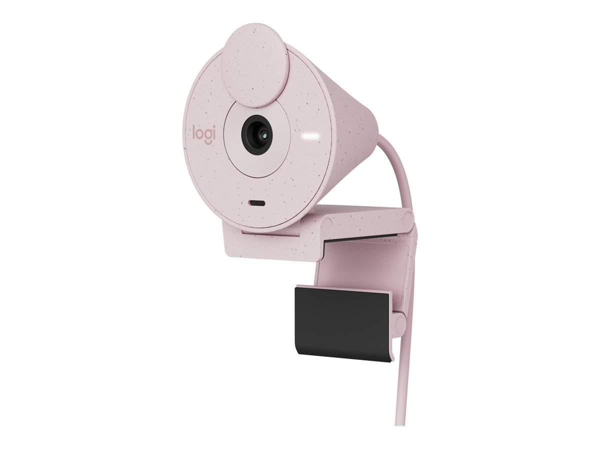 Logitech - Brio 300 Full HD webcam, Rose_0