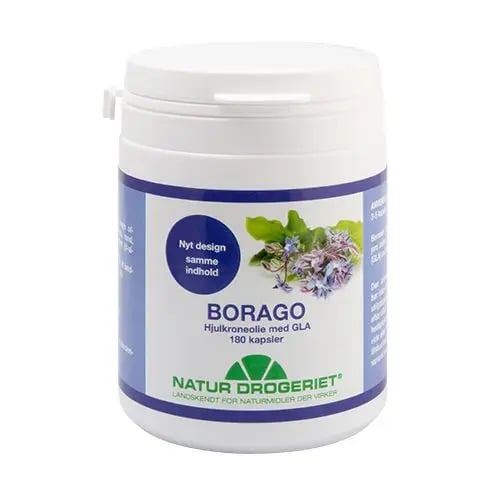 Natur Drogeriet, Borago Hjulkroneolie Øko, 180 Stk._0