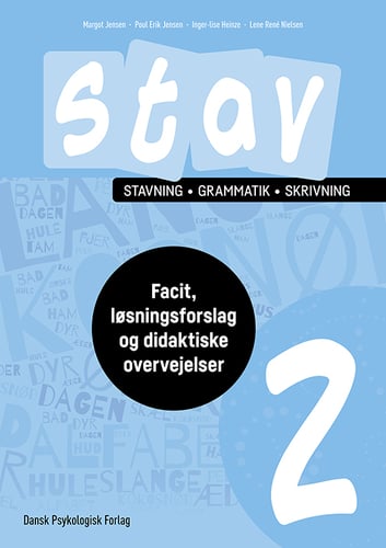 STAV 2 - Facit, løsningsforslag og didaktiske overvejelser