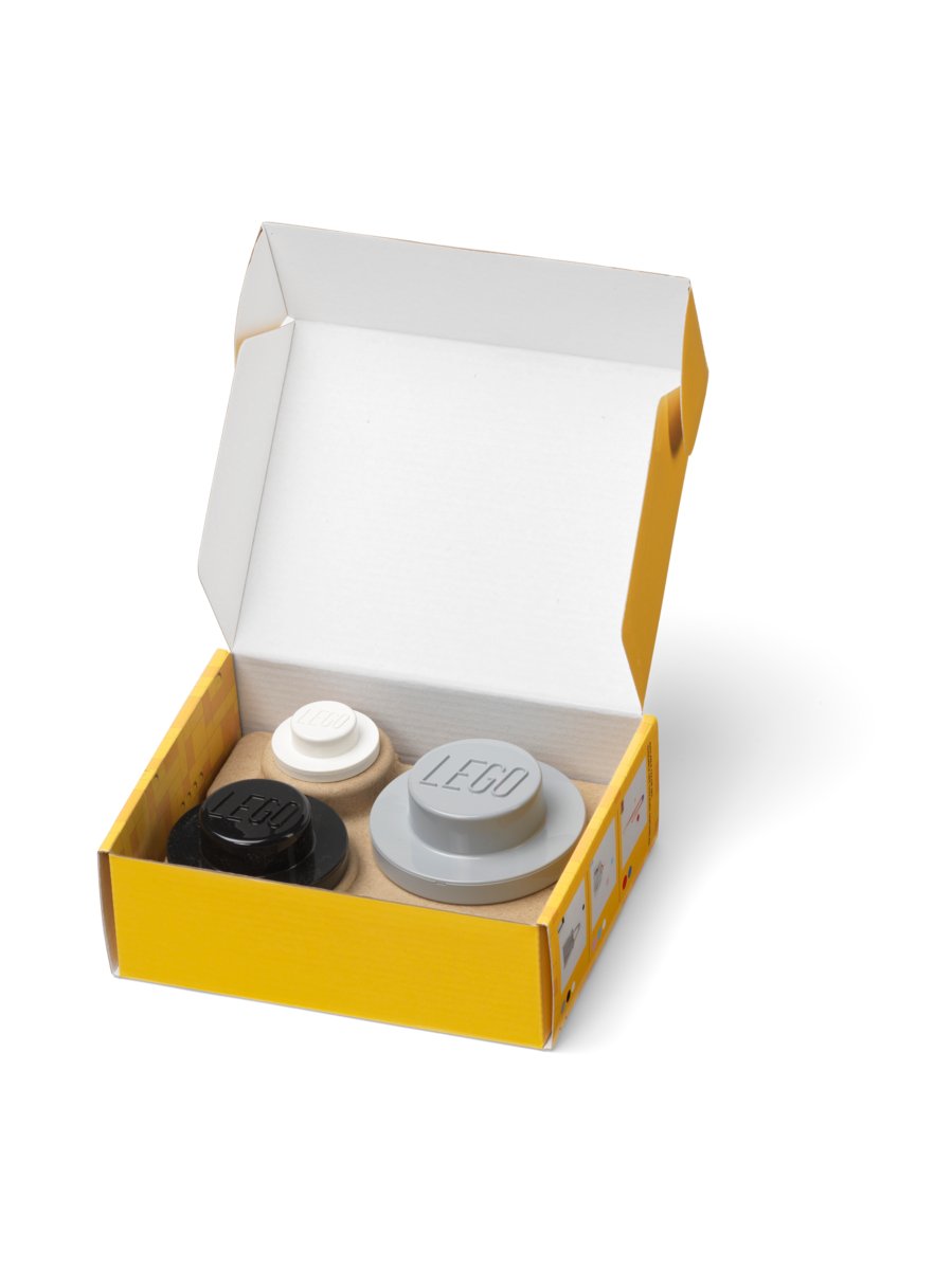 <div>LEGO Knage sæt af 3 - Hvid. Sort og Grå</div>_1