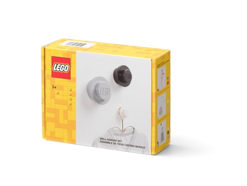 <div>LEGO Knage sæt af 3 - Hvid. Sort og Grå</div> - picture
