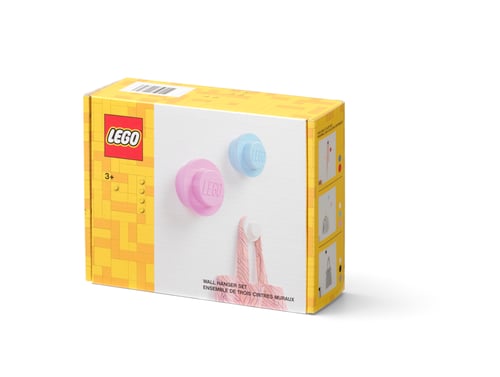 <div>LEGO Knage sæt af 3 - Hvid. Lyserød og lyseblå</div> - picture