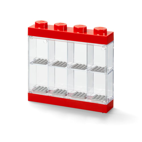 <div>LEGO Opbevaringsdisplay til 8 Minifigurer - Rød</div>_1