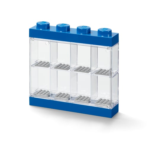 <div>LEGO Opbevaringsdisplay til 8 Minifigurer - Blå</div>_1