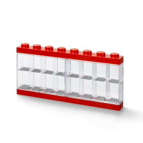 <div>LEGO Opbevaringsdisplay til 16 Minifigurer - Rød</div>_1