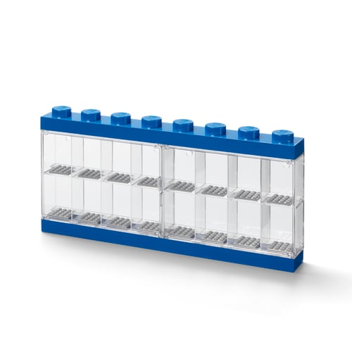 <div>LEGO Opbevaringsdisplay til 16 Minifigurer - Blå</div>_1