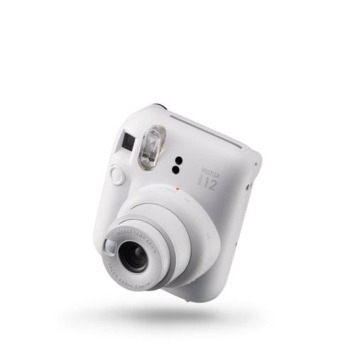 Fuji - Instax Mini 12 Instant Camera - Clay White_0