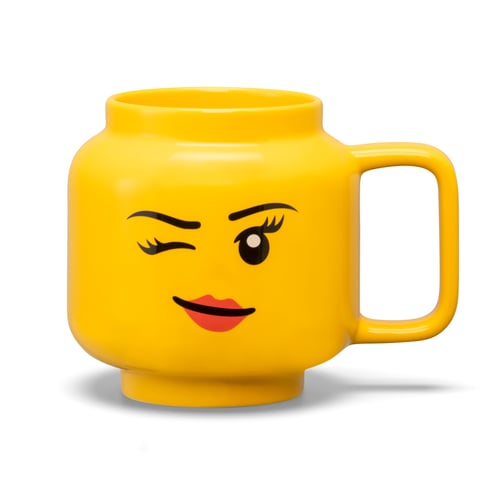 LEGO keramikmugg stor - Flashing Girl - picture