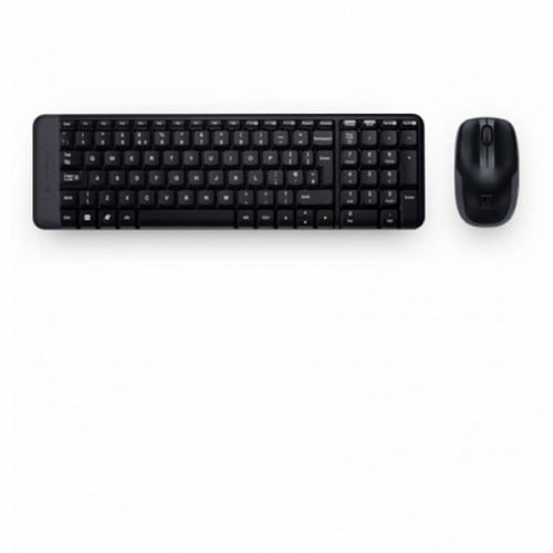 Tastatur og trådløs mus Logitech MK220 Sort_1