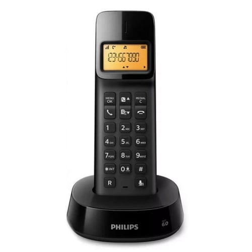 Trådløs telefon Philips D1601B/01 1,6" 300 mAh GAP Sort_1