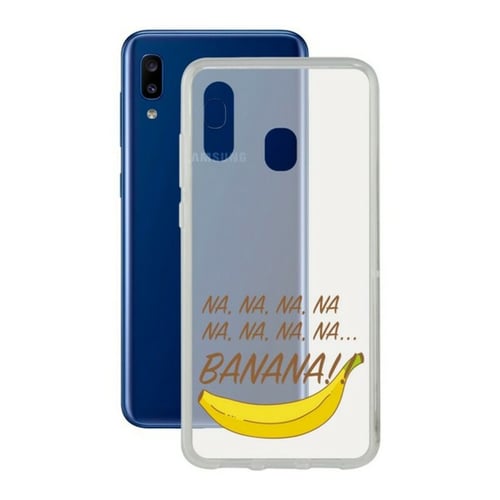 Mobilcover Samsung Galaxy A20 KSIX Flex Banana TPU_1