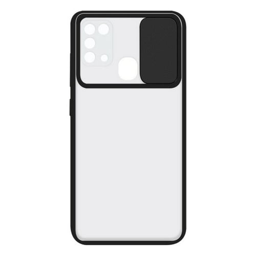 Cover til mobiltelefon med kant af TPU Samsung Galaxy A31 KSIX Duo Soft Cam Protect Sort_3