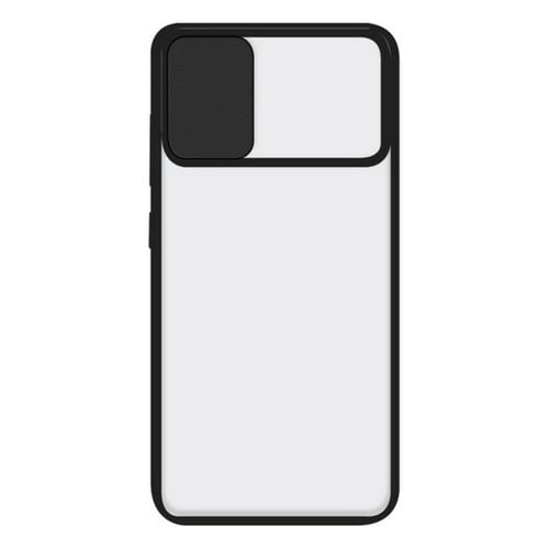 Cover til mobiltelefon med kant af TPU iPhone 12 Pro KSIX Duo Soft Cam Protect Sort_1