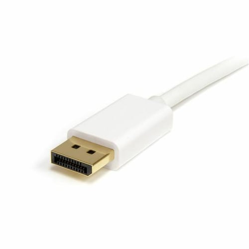 MiniDisplayPort til Displayport kabel Startech MDP2DPMM2MW (2 m) Hvid 4K Ultra HD_1