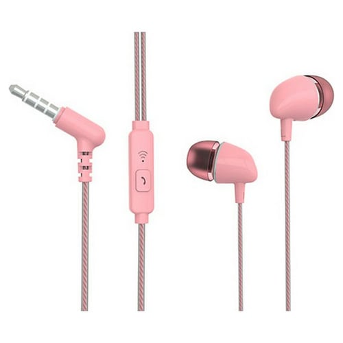 "Hovedtelefoner med mikrofon TM Electron Pink"_1