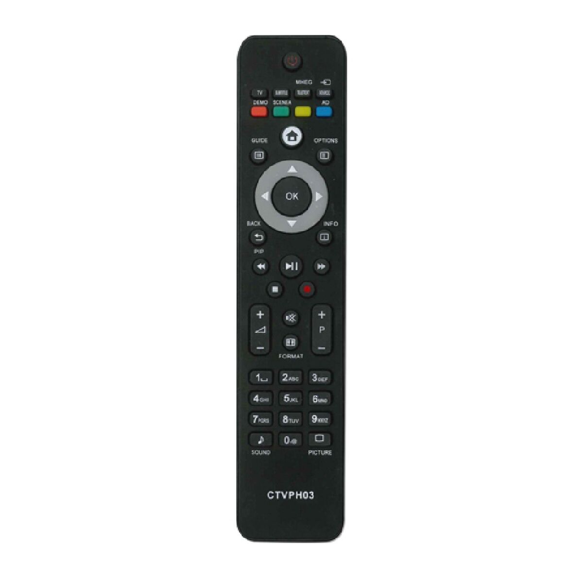 Universal Remote Control Black_1